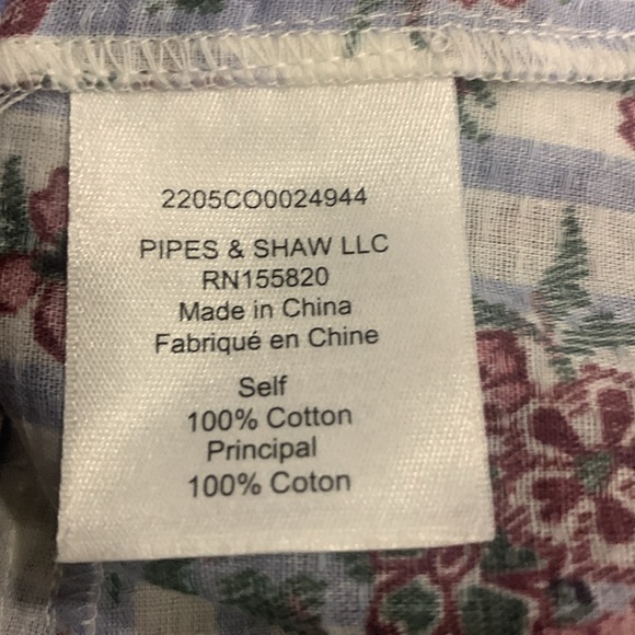 NWT VERONICA BEARD Joi ruffled printed cotton-voile top Size 8 - Picture 11 of 12